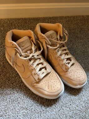 Nike Women’s Mid-Top Casual Sneakers in Beige